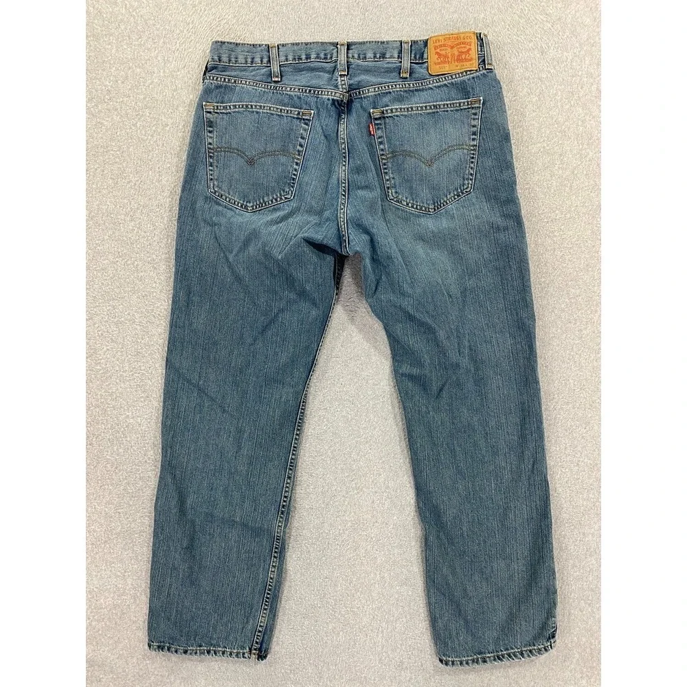 Levis 559 Jeans Mens 38x32 (Fits 36x31) Relaxed Straight‎ Fit Classic Denim